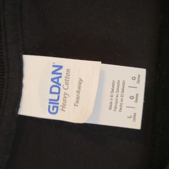 55th BIRTHDAY Short Sleeve Bling Black Tee Shirt in EUC Women's L - Picture 5 of 12